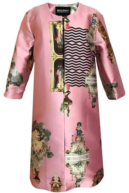 Tailored Coat - Sicily Powder Pink