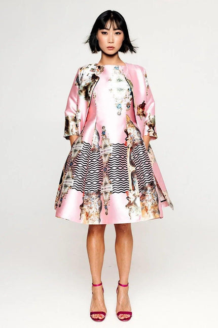 Tailored Coat - Sicily Powder Pink