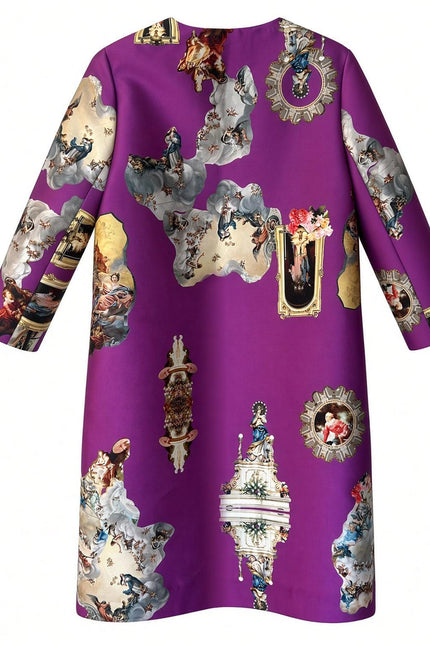 Tailored Coat - Sicily Purple