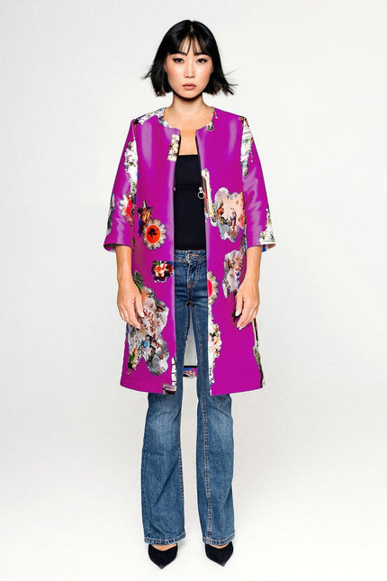 Tailored Coat - Sicily Purple