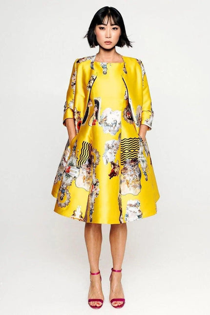 Tailored Coat - Sicily Yellow