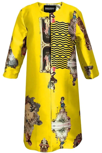 Tailored Coat - Sicily Yellow