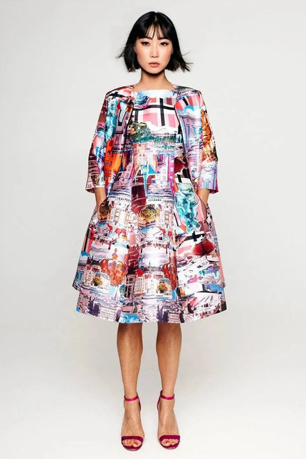 Tailored Coat - Stockholm Royal Pink