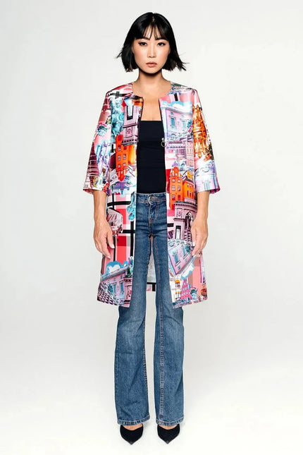 Tailored Coat - Stockholm Royal Pink