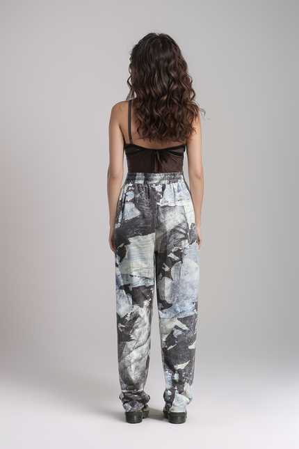 MySimplicated | News Blue Straight Trousers