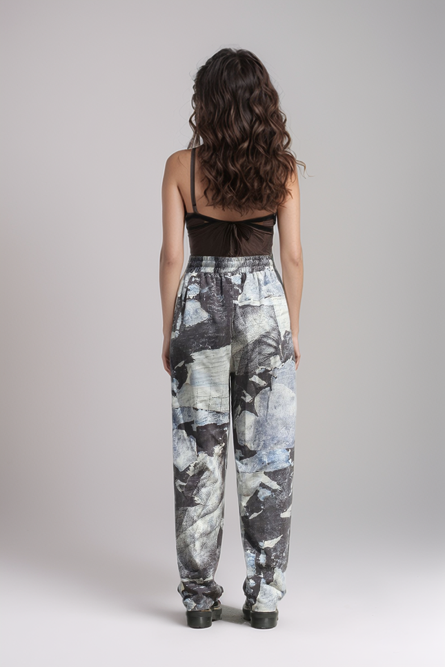 MySimplicated | News Blue Straight Trousers