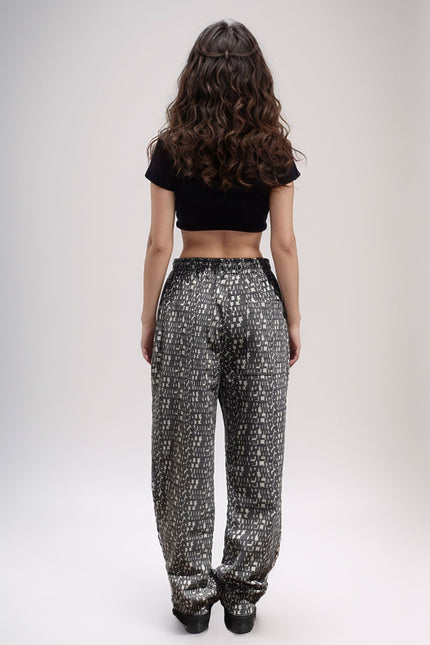 MySimplicated | Straight Trousers Ribbed Fabric Pattern