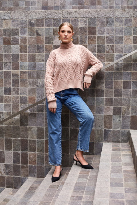 Temis Sweater NORGÄTE alpaca knitwear sustainably made in Peru