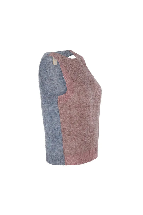 The One Vest NORGÄTE alpaca knitwear sustainably made in Peru