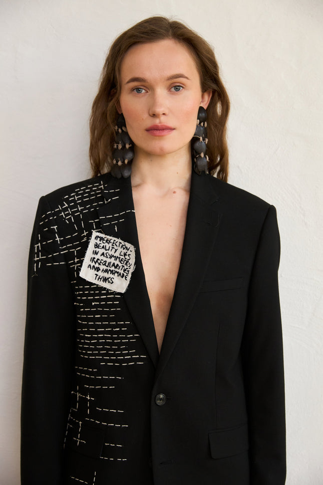 Selera | Moment 12. Upcycled Jacket with Hand-Made Embroidery