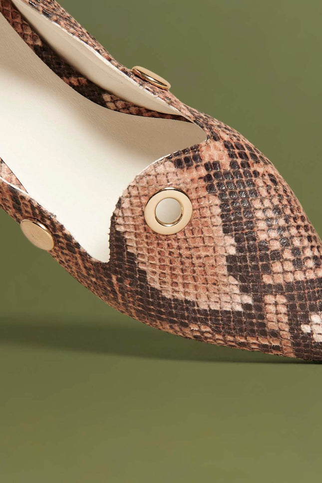 O2 Monde | Tiza Flats cuoio snake
