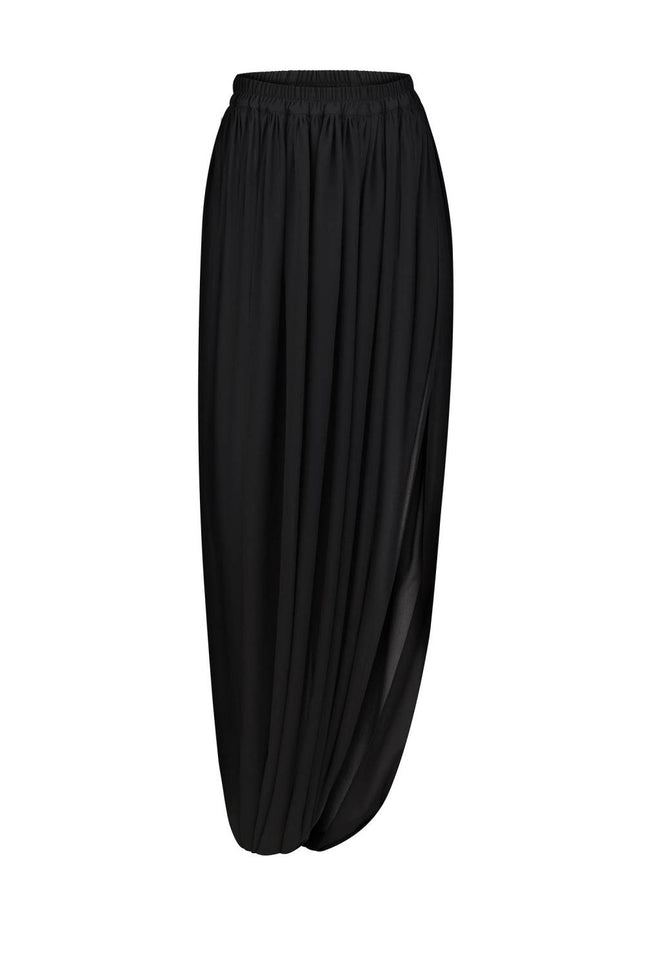 Kolosova | Milk Balloon Skirt With Draping