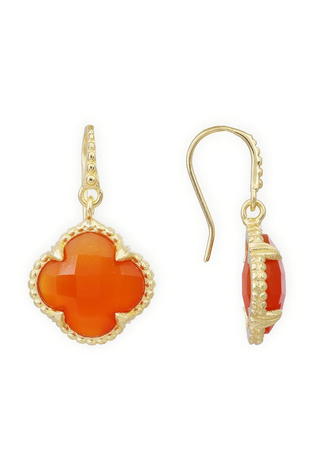Giselle Vale | Tyche Gemstone Earrings Carnelian