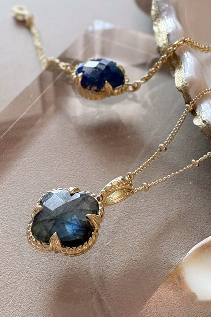Giselle Vale | Tyche Gemstone Necklace Labradorite