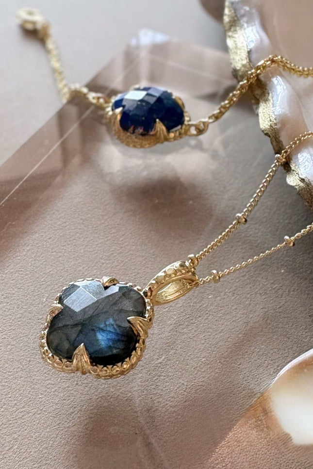 Giselle Vale | Tyche Gemstone Necklace Labradorite
