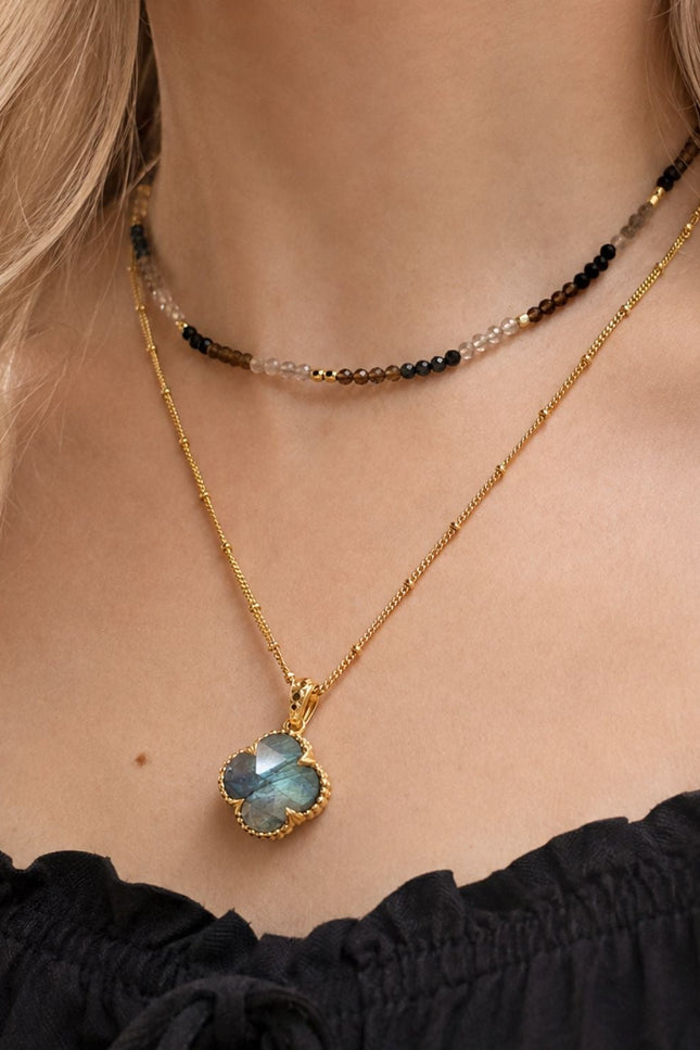 Giselle Vale | Tyche Gemstone Necklace Labradorite