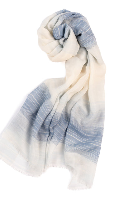 Bel Cashmere | Fular fino de cashmere en colores azul