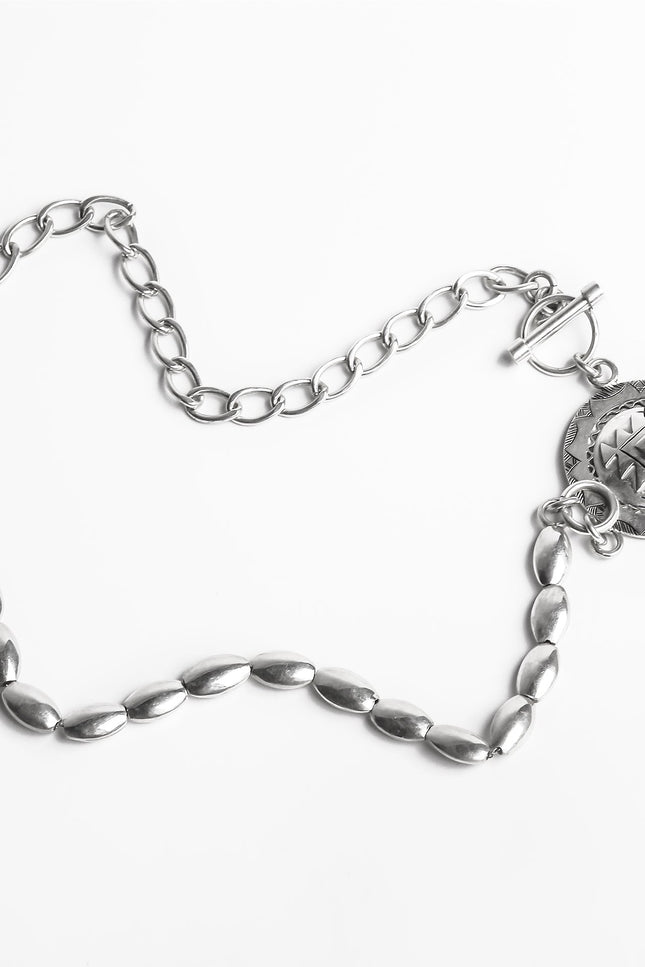 Yelli Jewels | Medallion Coffee Chain Necklace