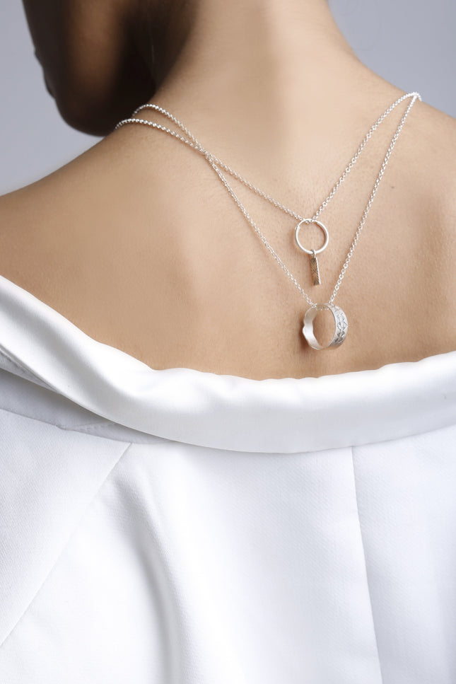 Yelli Jewels | 2-in-1 Pendant Necklace / Hoop earring