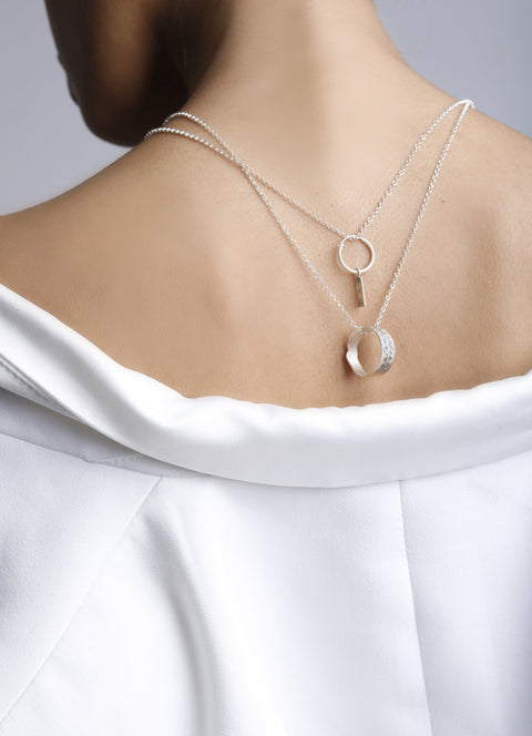 Yelli Jewels | 2-in-1 Pendant Necklace / Hoop earring