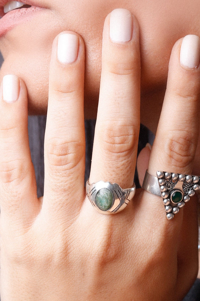 Yelli Jewels | Jade Fibula Ring