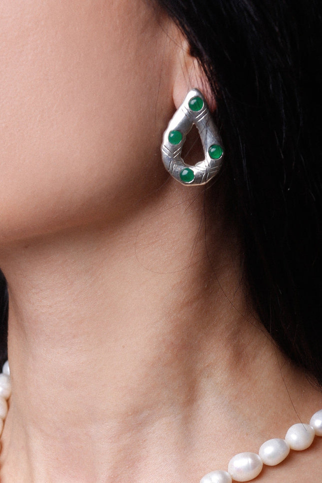 Yelli Jewels | Mint Teardrops Drop earrings