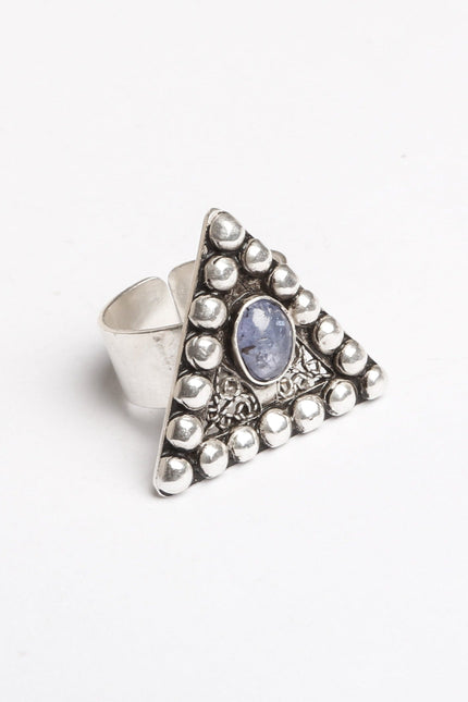 Yelli Jewels | Sapphire Fibula Ring