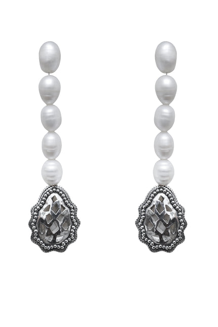 Yelli Jewels | Kolczyki wiszące Pearl Drops