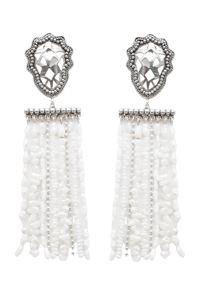 Yelli Jewels | Waterfall Pearl Drop earrings