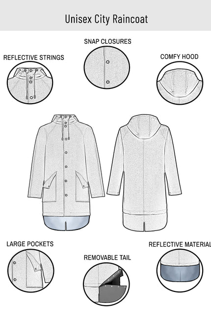 Unisex City Raincoat