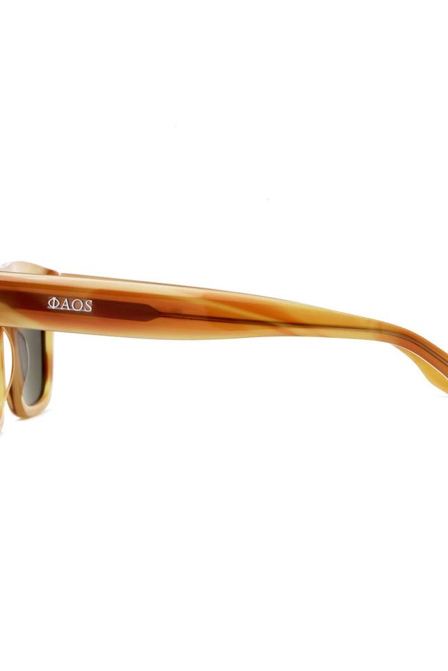 Faos Concept I DELOS IN MARBLE AMBER WITH ALGAE GREEN LENSES