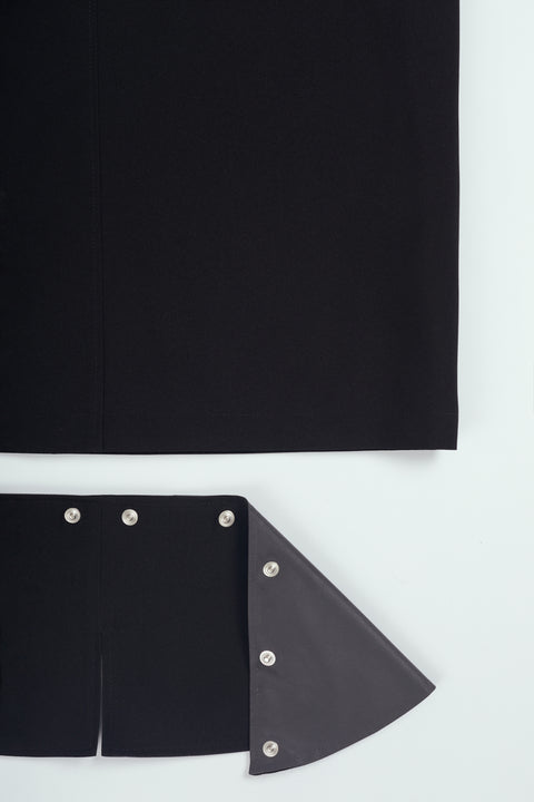 Ducktail Rainwear I BLACK CITY RAINCOAT – recycled materials