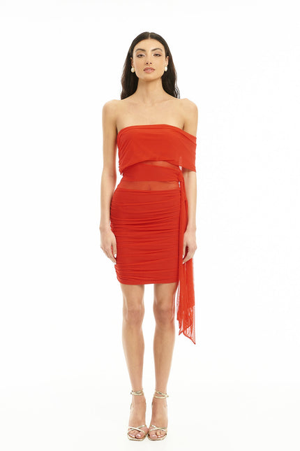 Five p.m. | Phi Phi Mini Dress Red