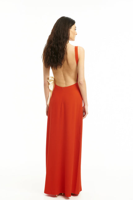 Five p.m. | Sukienka maxi Sicily czerwona