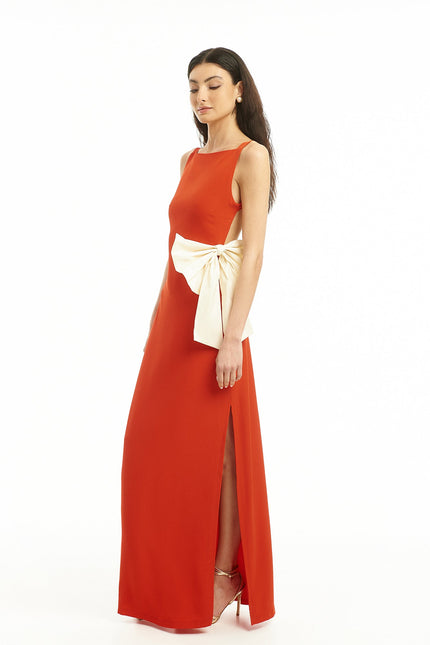 Five p.m. | Sukienka maxi Sicily czerwona