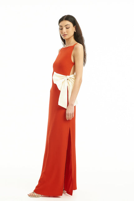 Five p.m. | Sukienka maxi Sicily czerwona