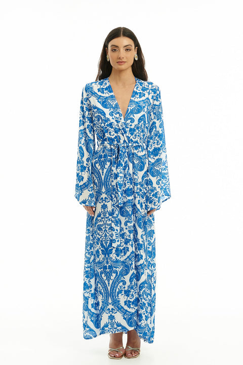 Five p.m. | Lugano Paros Kimono blue