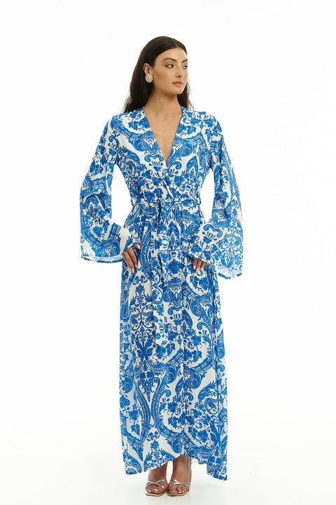 Five p.m. | Lugano Paros Kimono blue