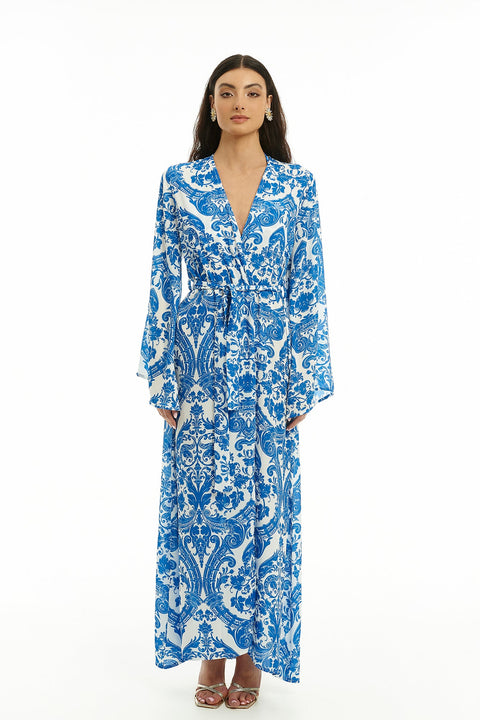 Five p.m. | Lugano Paros Kimono blue