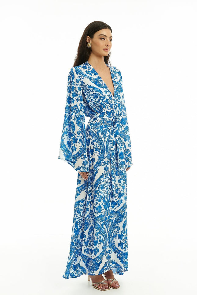 Five p.m. | Kimono Lugano Paros niebieskie