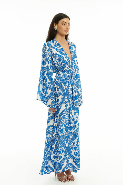 Five p.m. | Lugano Paros Kimono blue
