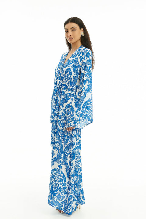 Five p.m. | Lugano Paros Kimono blue
