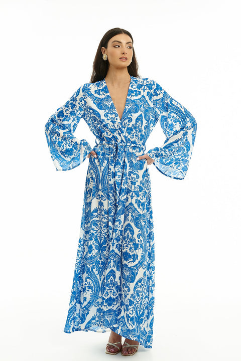 Five p.m. | Lugano Paros Kimono blue