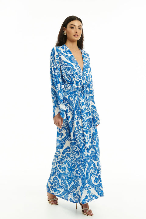 Five p.m. | Lugano Paros Kimono blue