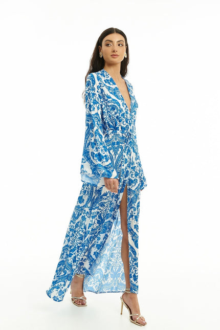 Five p.m. | Lugano Paros Kimono blue