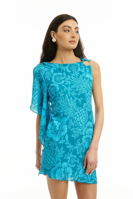 Five p.m. | Positano Corfu Mini Dress vibrant blue