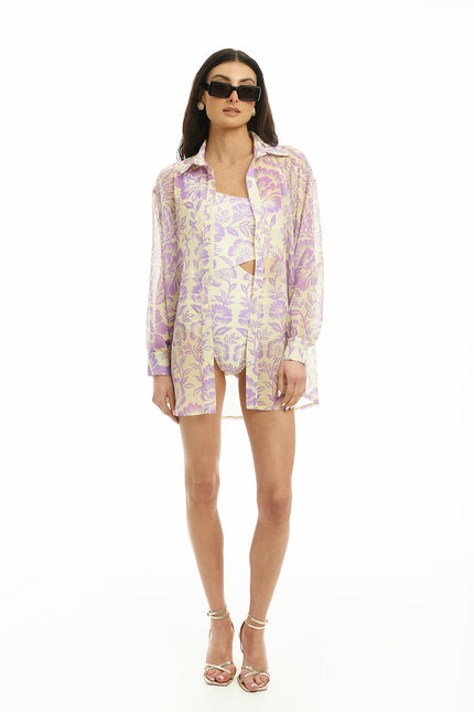 Five p.m. | Corfu Shirt lilac