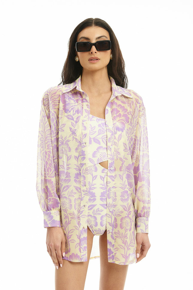 Five p.m. | Corfu Shirt lilac