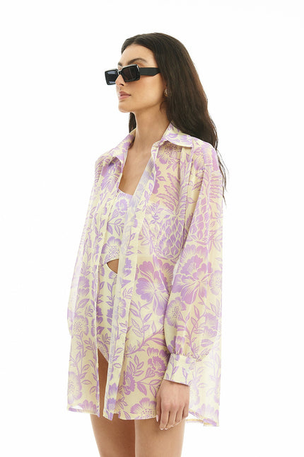 Five p.m. | Corfu Shirt lilac
