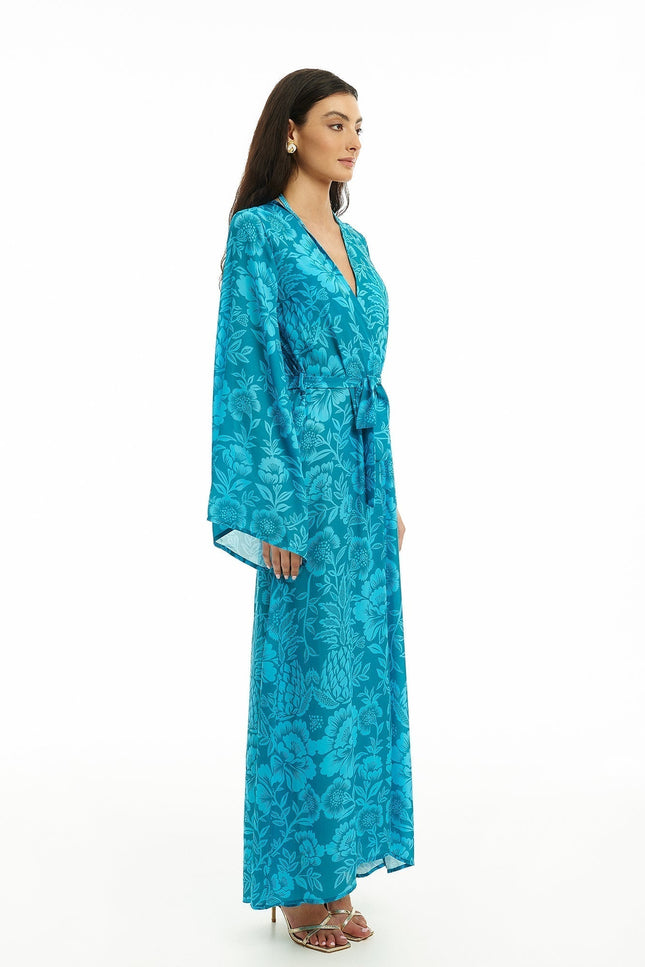 Five p.m. | Kimono Lugano Corfu niebieskie